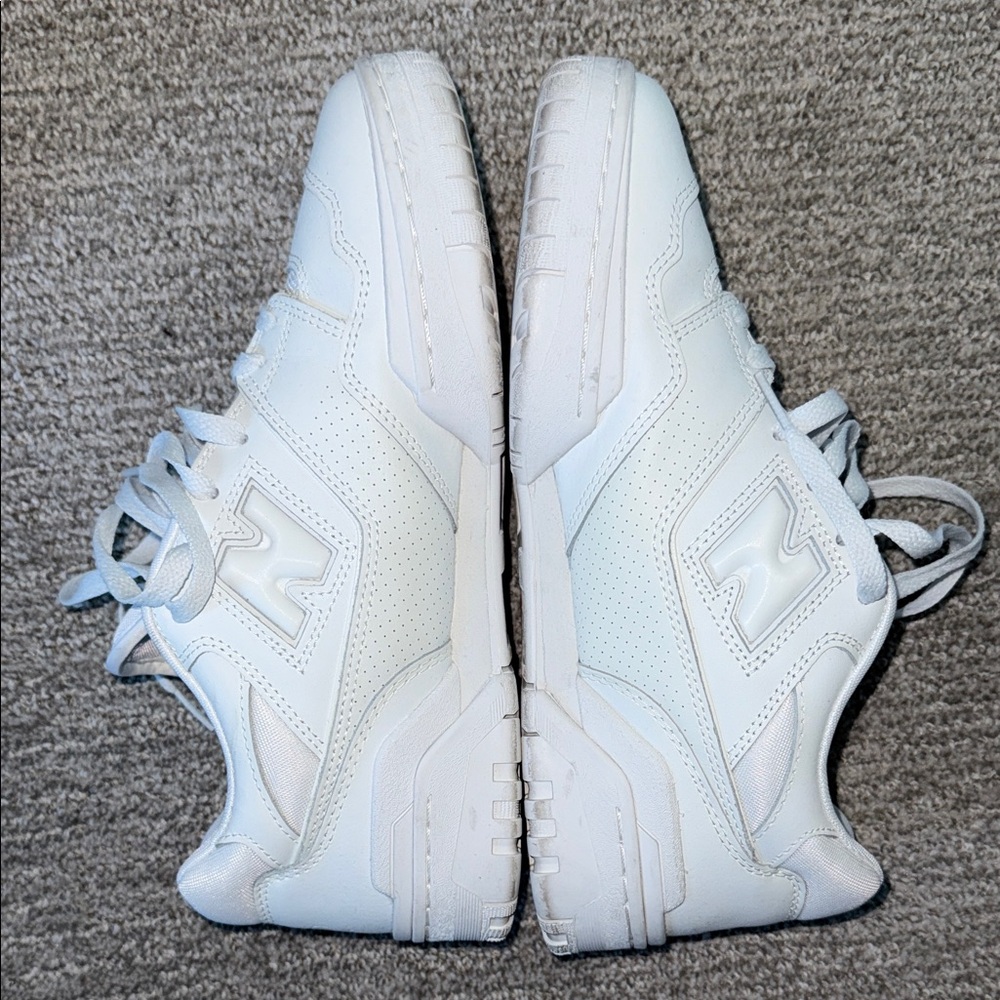 White Sneakers with Logo